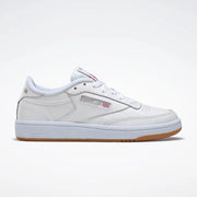 CLUB C 85 WHITE/LIGHT GREY/GUM