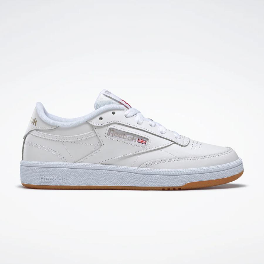 CLUB C 85 WHITE/LIGHT GREY/GUM