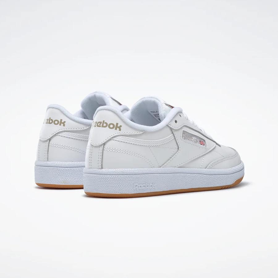CLUB C 85 WHITE/LIGHT GREY/GUM