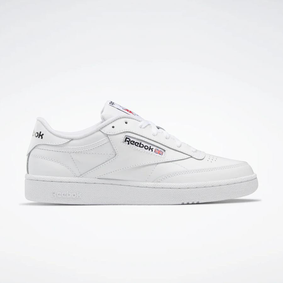 CLUB C 85 WHITE/WHITE/BLACK