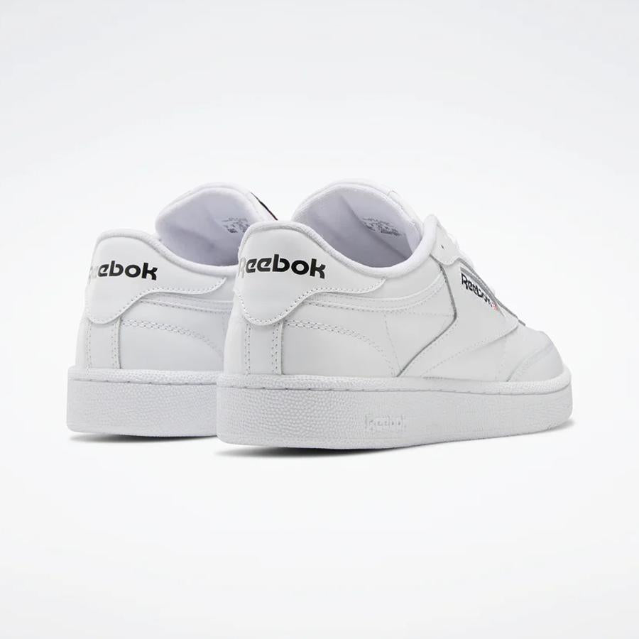 CLUB C 85 WHITE/WHITE/BLACK