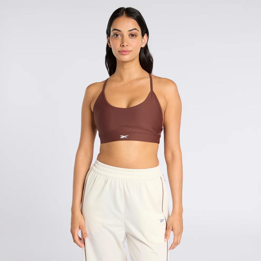 LUX STRAPPY SPORTS BRA BLACK