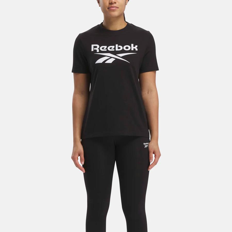ID STACKED LOGO T BLACK