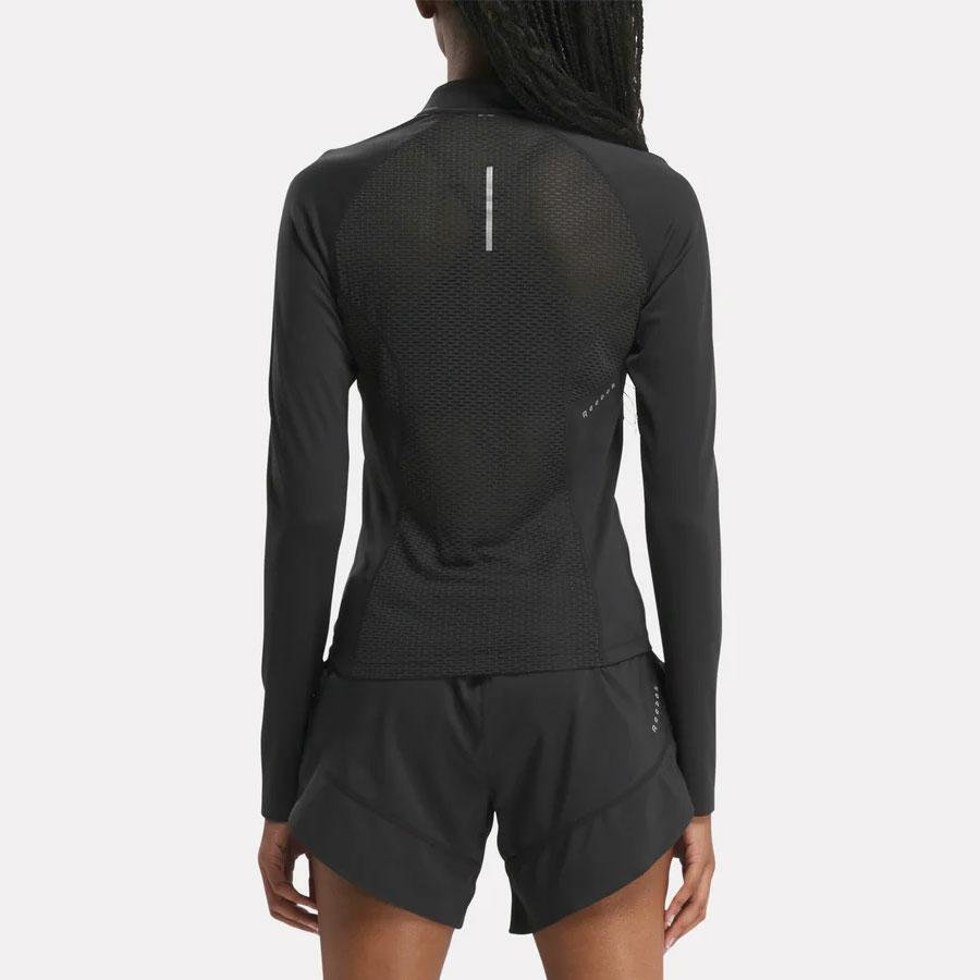 RUNNING 1/4 ZIP NIGHT BLACK