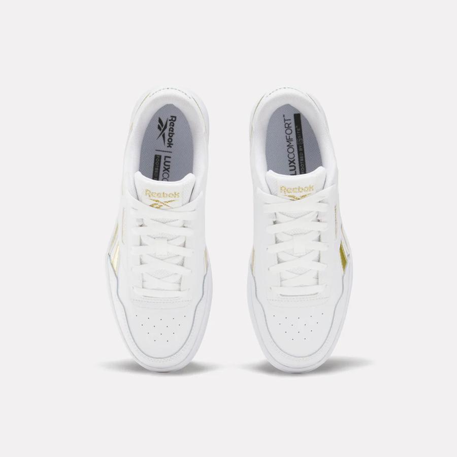 COURT ADVANCE ELASTIC LAC WHITE/GOLDMETALLIC