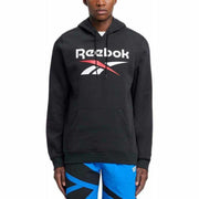 RI BIG STACKED LOGO HOOD BLACK/WHITE/VECTOR R