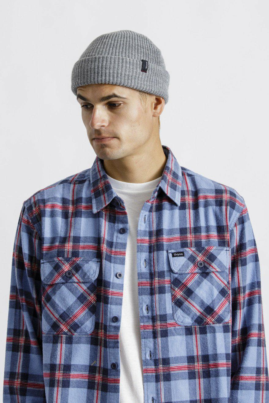 HEIST BEANIE LIGHT HEATHER GREY