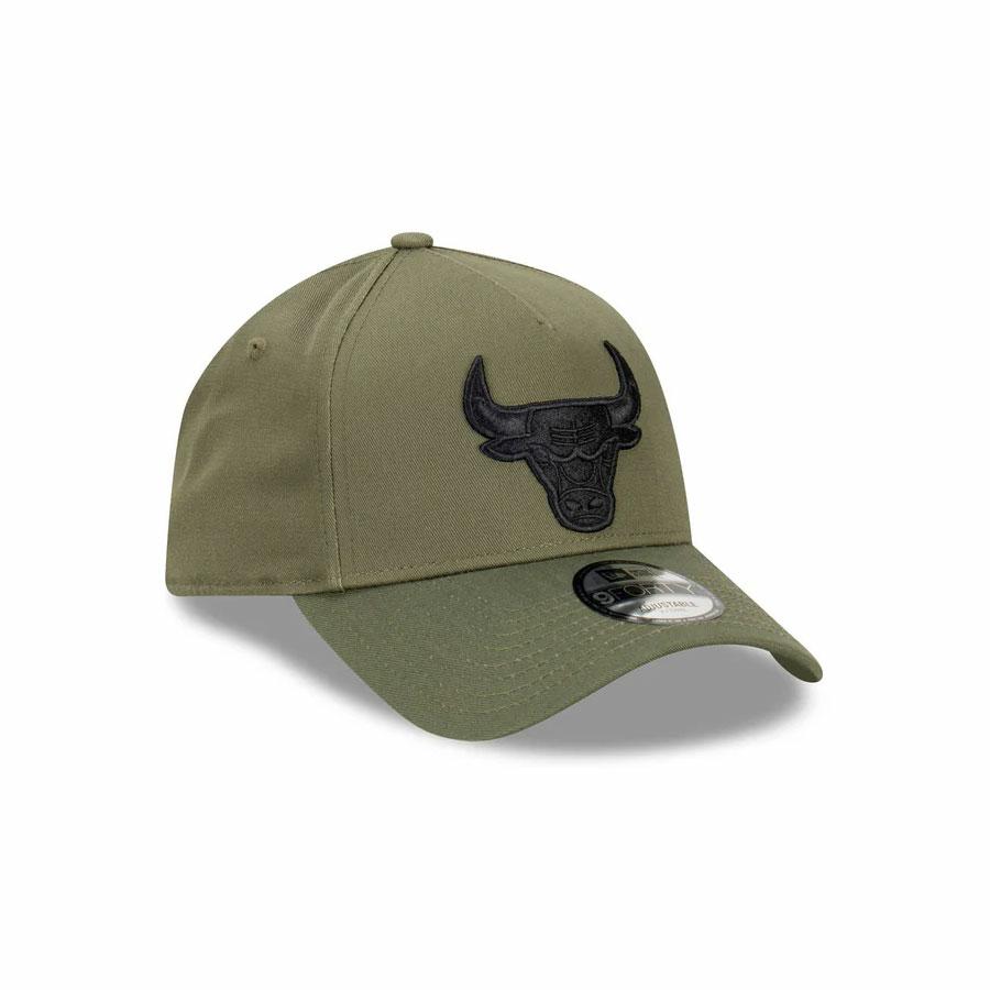 CHICAGO BULLS 9FORTY AFRA NEW OLIVE