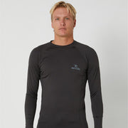 STACK UPF PERF L/S WASHED BLACK
