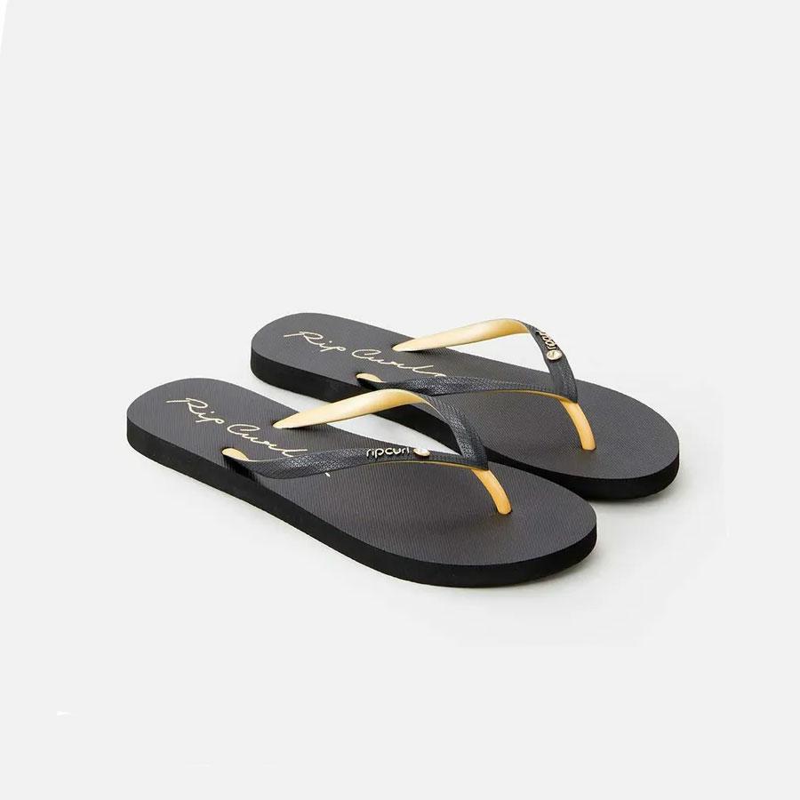 SCRIPT WAVE BLOOM OPEN TO BLACK/GOLD