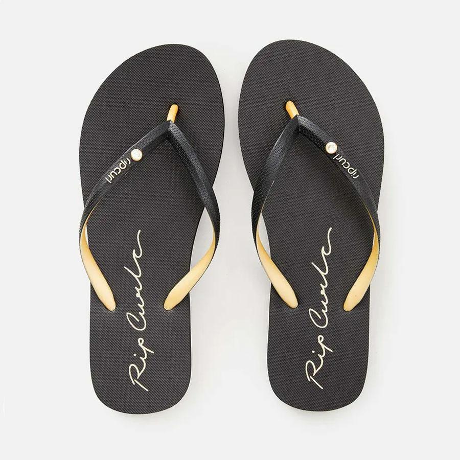 SCRIPT WAVE BLOOM OPEN TO BLACK/GOLD
