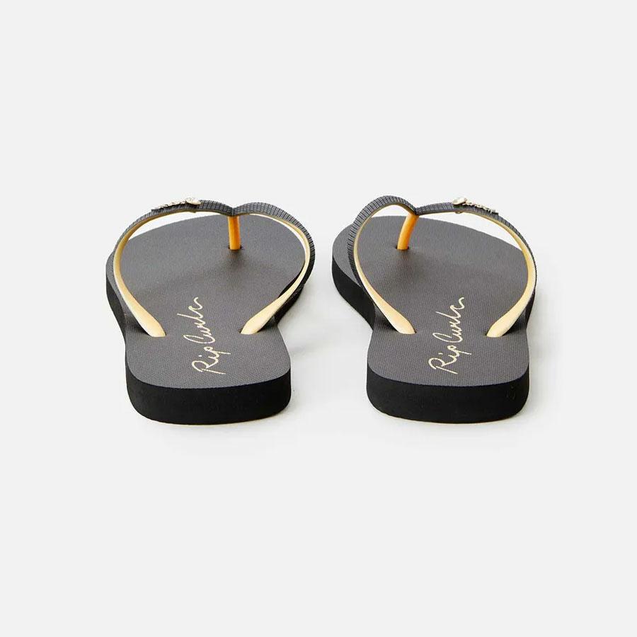 SCRIPT WAVE BLOOM OPEN TO BLACK/GOLD