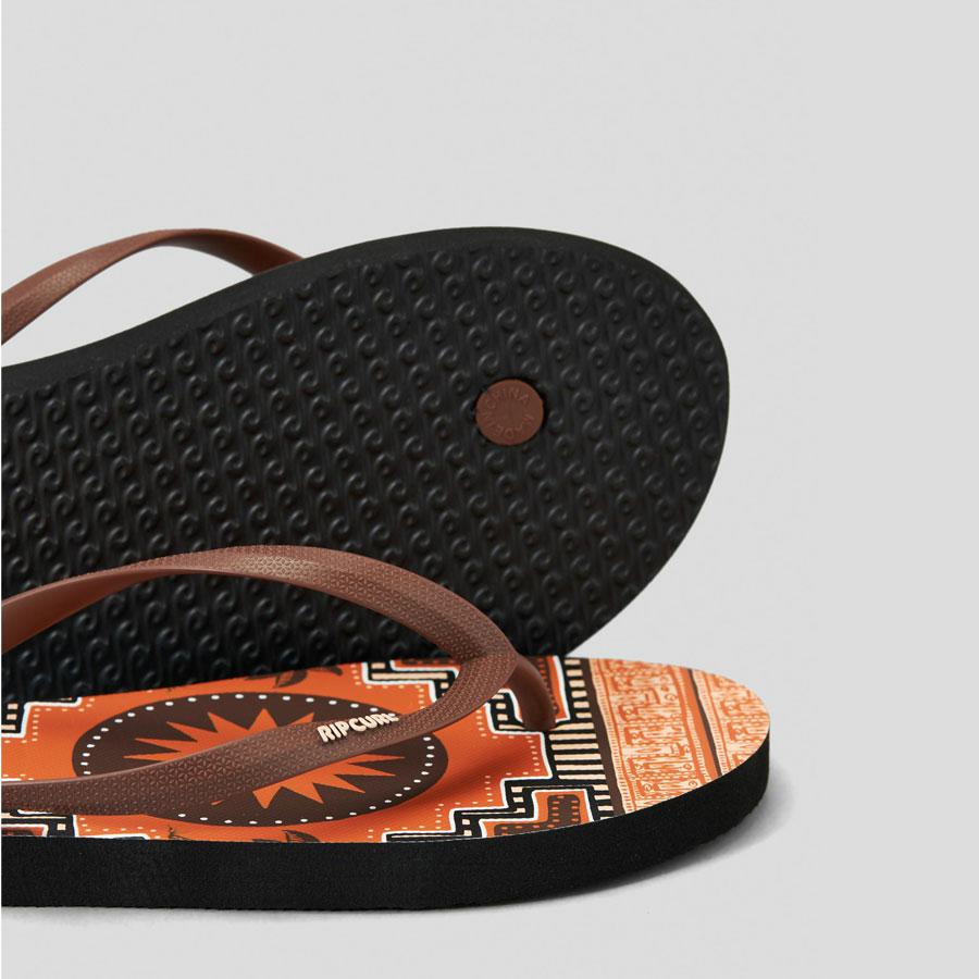 MIXED BLOOM OPEN TOE BROWN