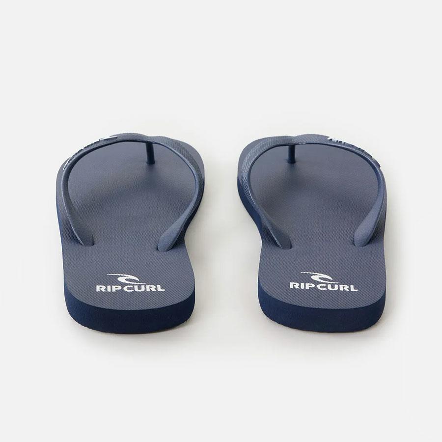 BRAND LOGO BLOOM OPEN TOE NAVY