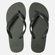 BRAND LOGO BLOOM OPEN TOE BLACK