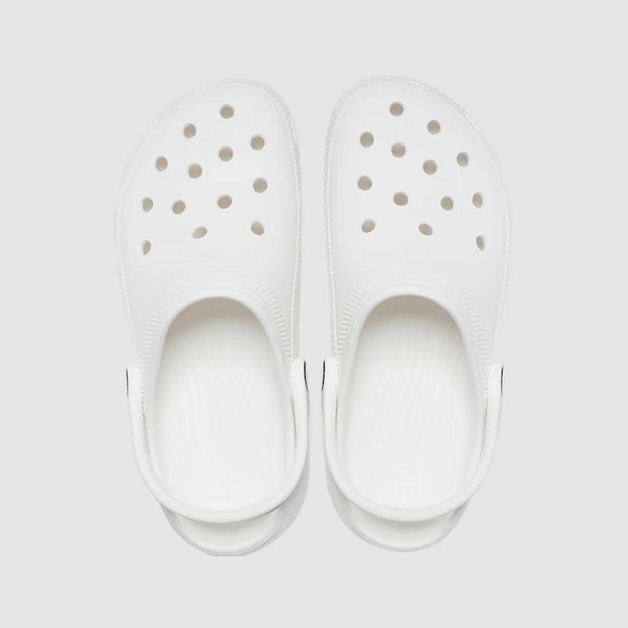 CLASSIC PLATFORM CLOG WHITE