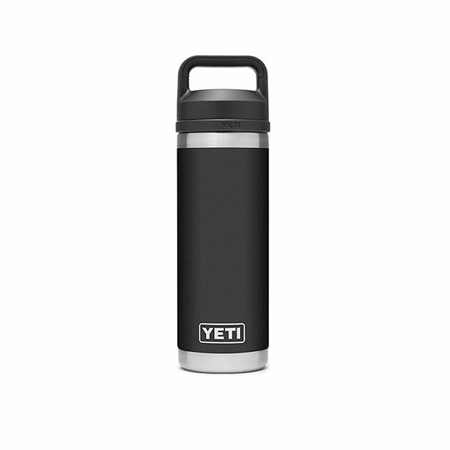 RAMBLER 18OZ BOTTLE ! BLACK W/ CHUG CAP