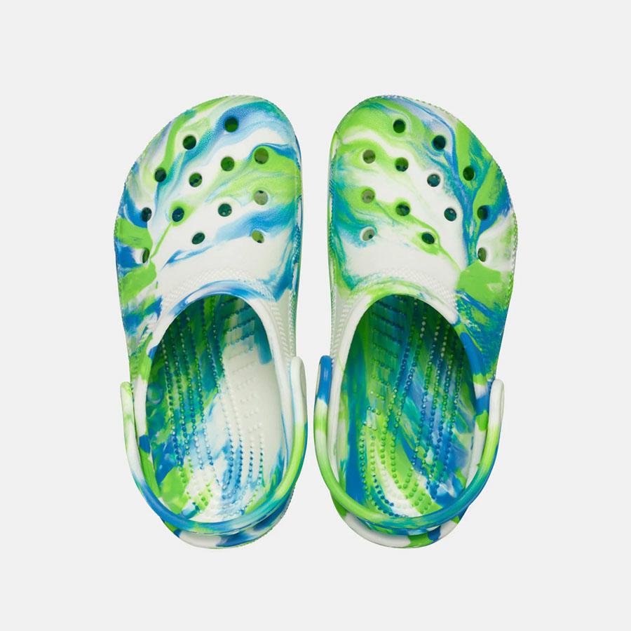 CLASSIC GLOW MARBLED CLOG PREP BLUE/MULTI