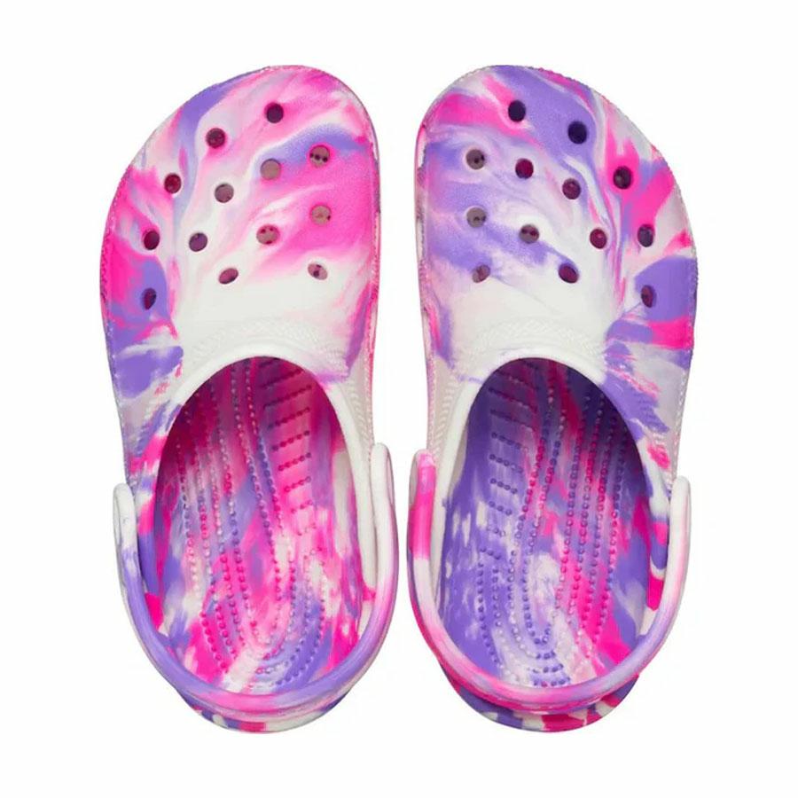 CLASSIC GLOW MARBLED CLOG PINK CRUSH/MULTI