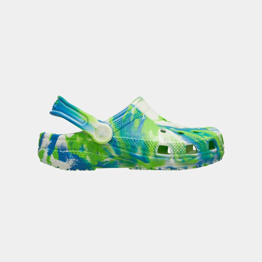 CLASSIC GLOW MARBLED CLOG PREP BLUE/MULTI