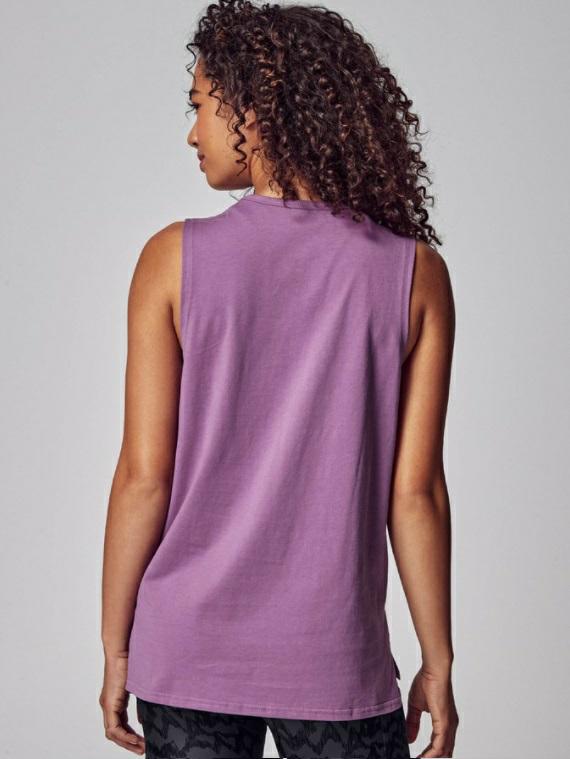 "EASY RIDER" MUSCLE TANK VIOLET