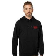 PALMER PROPER HOODIE WASHED BLACK/WHITE