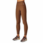 WERK IT! RIBBED LEGGINGS CINNAMON