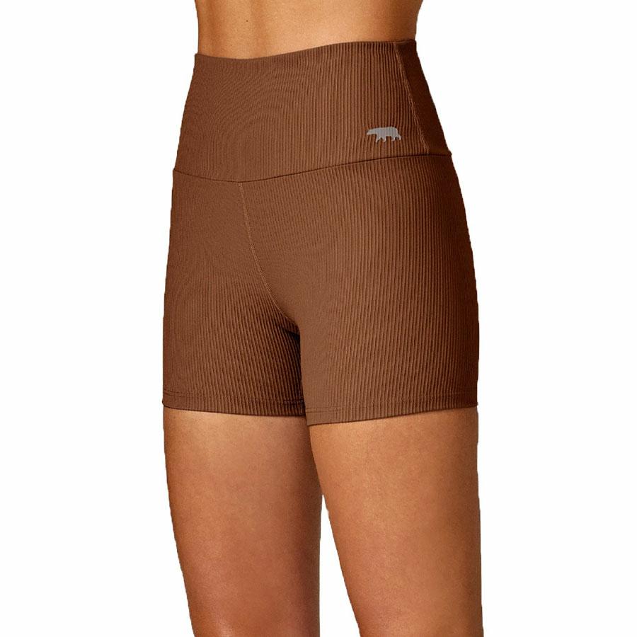WERK IT! RIBBED BIKE CINNAMON