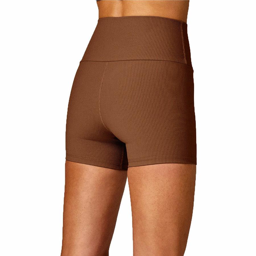 WERK IT! RIBBED BIKE CINNAMON