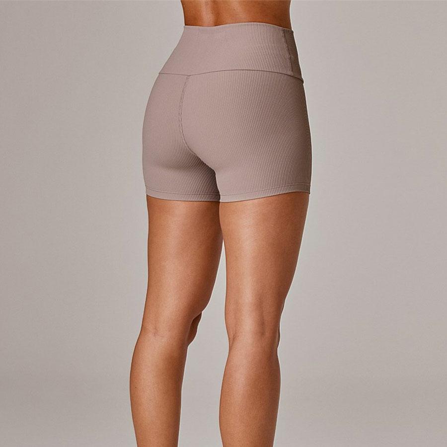 WERK IT! RIBBED BIKE SHOR BAMBOO