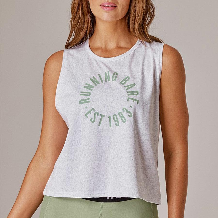EASY RIDER 5.0 CROP TANK SNOW MARLE