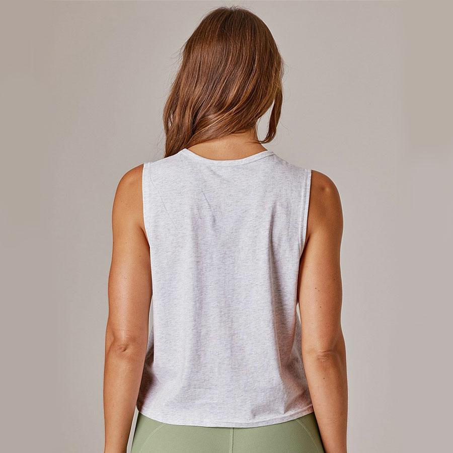 EASY RIDER 5.0 CROP TANK SNOW MARLE