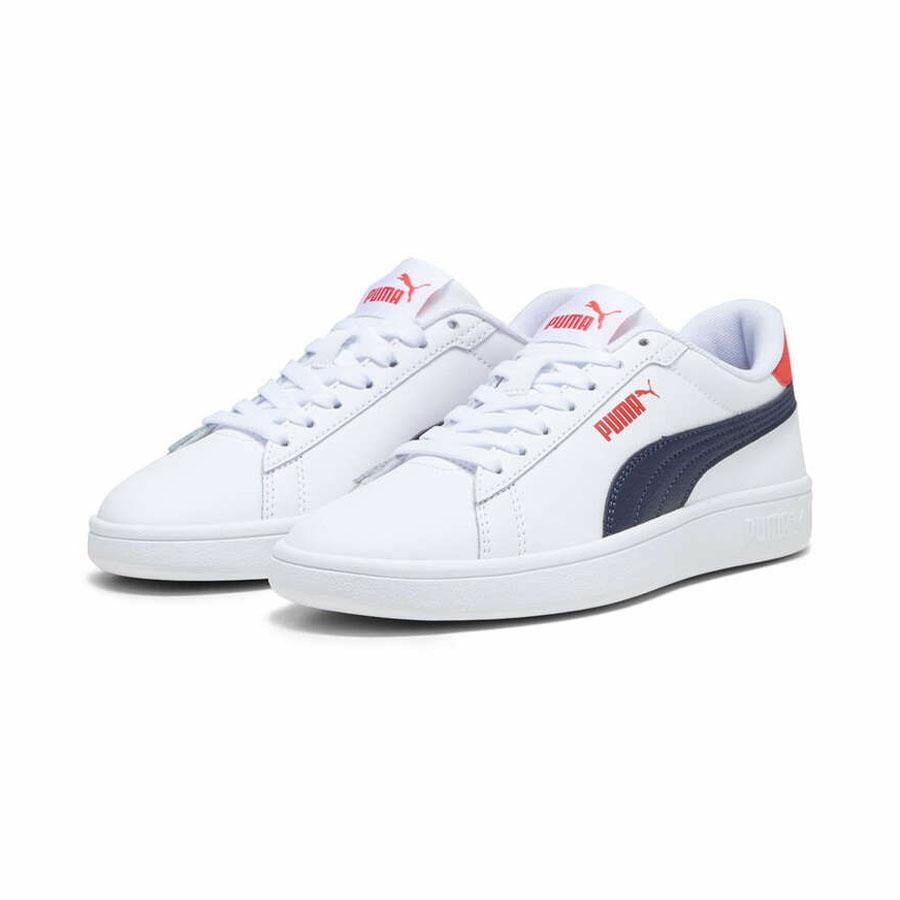 PUMA SMASH 3.0 L JR PUMA WHITE-PUMA NAVY