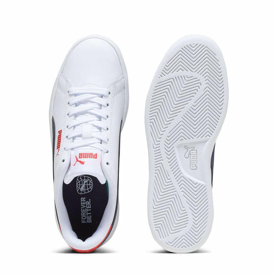 PUMA SMASH 3.0 L JR PUMA WHITE-PUMA NAVY