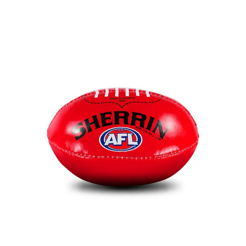 AFL SOFT MINI FOOTY – 8CM RED