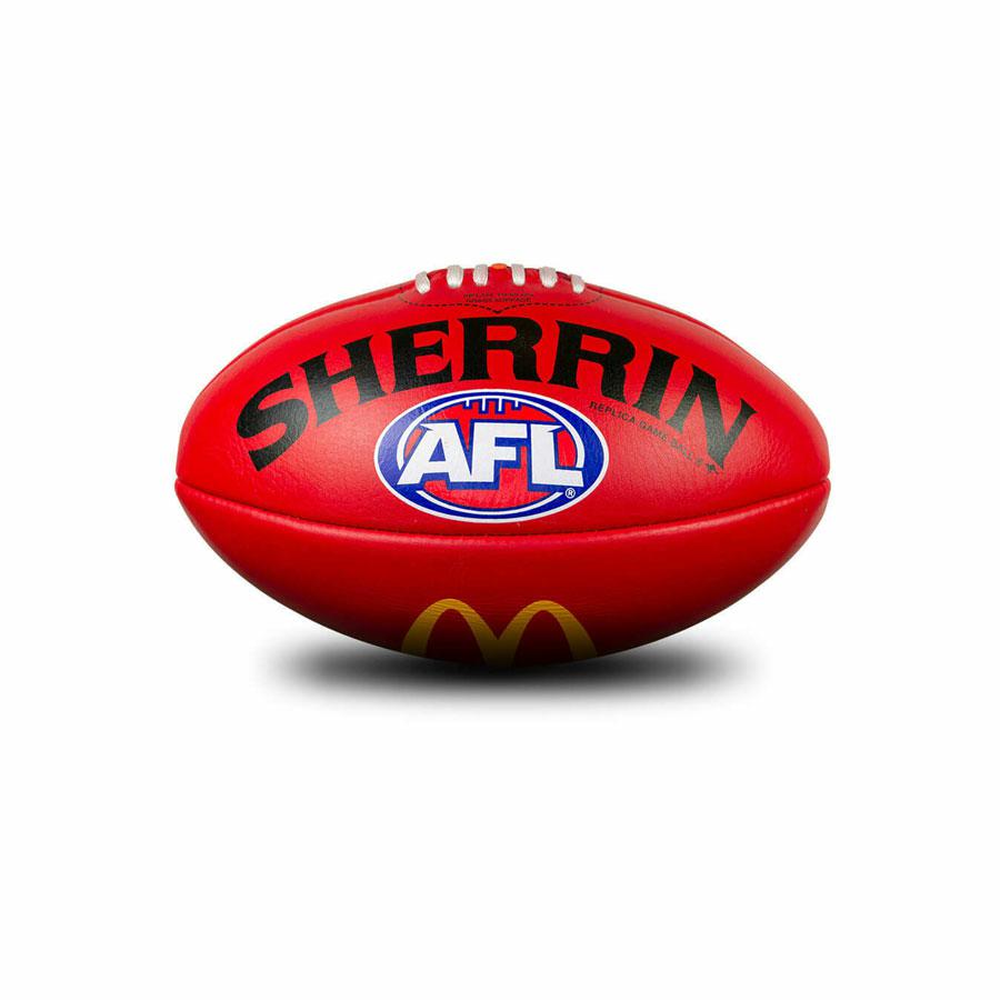 AFL REPLICA GAME BALL RED