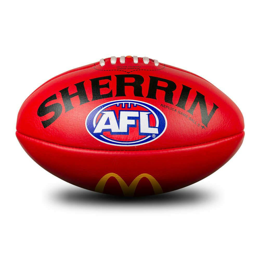 AFL REPLICA TRAINING BALL RED