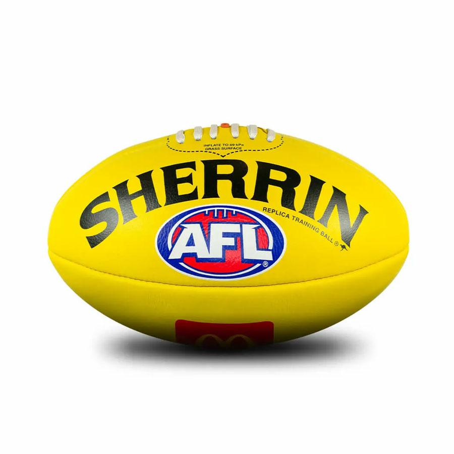 AFL REPLICA TRAINING BALL YELLLOW