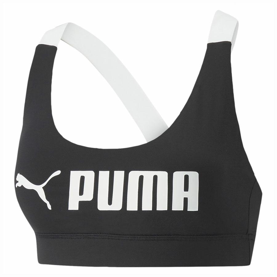 MID IMPACT PUMA FIT BRA PUMA BLACK