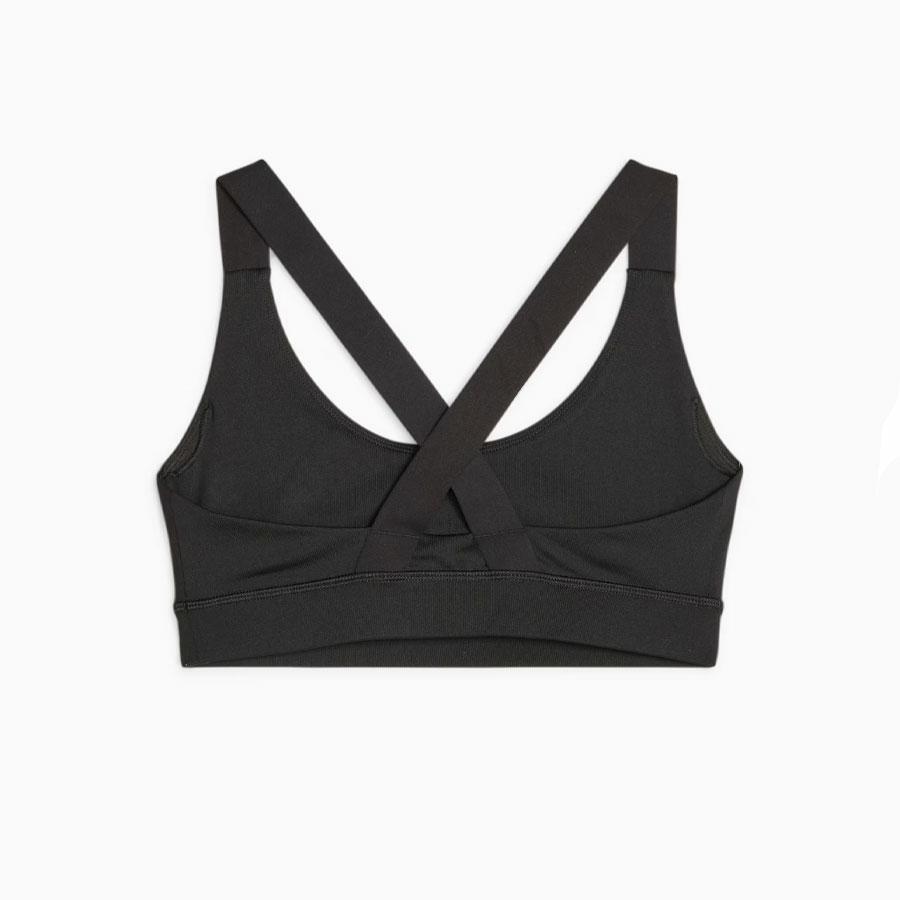 MID IMPACT PUMA FIT BRA BLACK