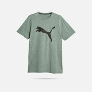 TRAIN FAV HEATHER CAT TEE GREEN