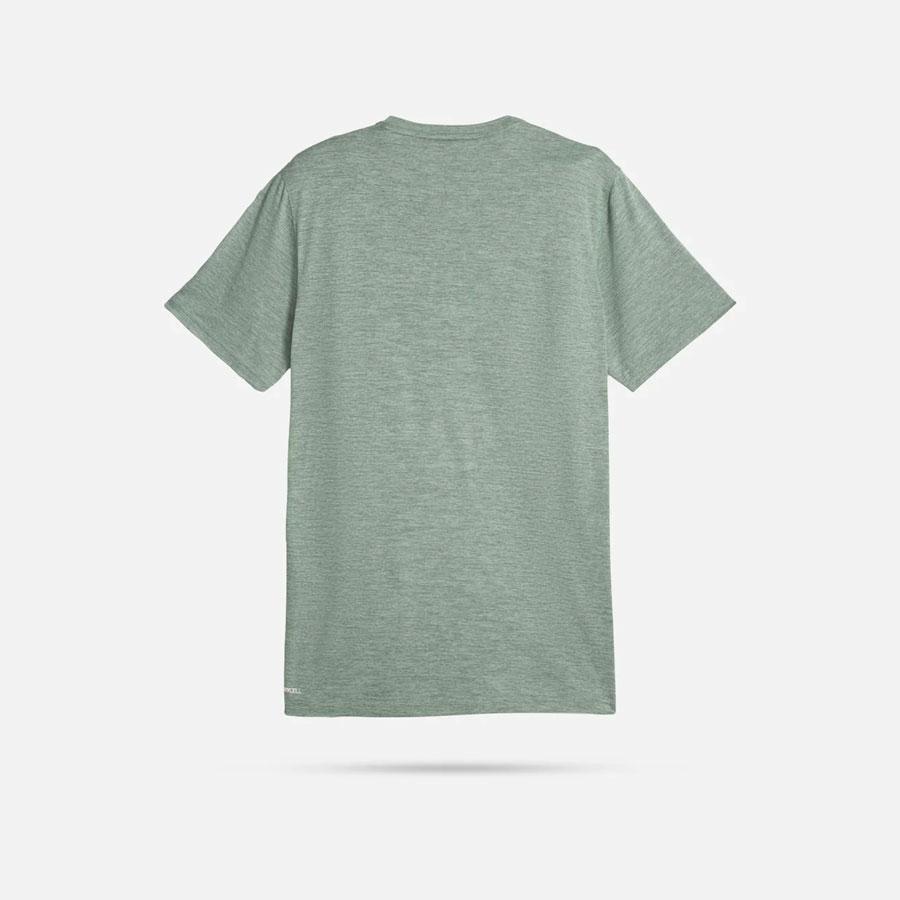 TRAIN FAV HEATHER CAT TEE GREEN