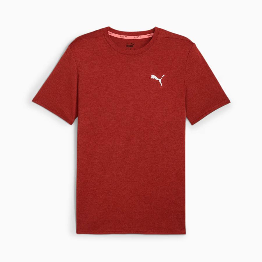RUN FAVORITE HEATHER SS T RED