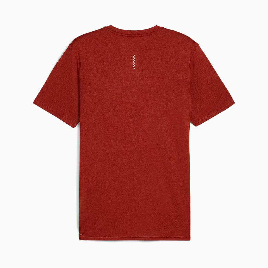 RUN FAVORITE HEATHER SS T RED