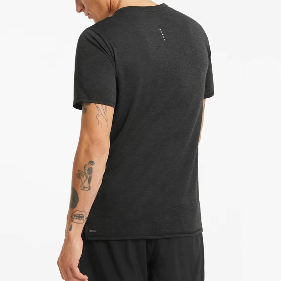 RUN FAVORITE HEATHER SS T GRAY