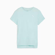 RUN FAVORITE HEATHER SS T BLUE