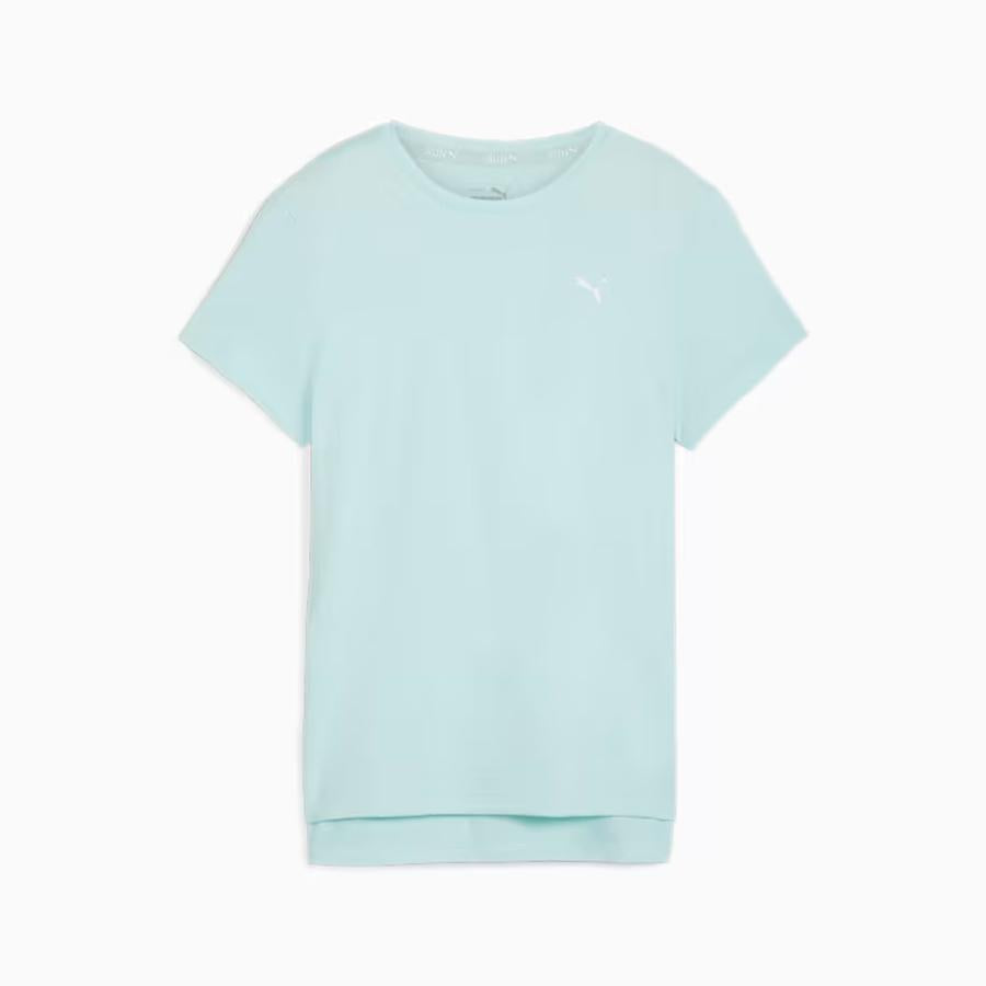 RUN FAVORITE HEATHER SS T BLUE