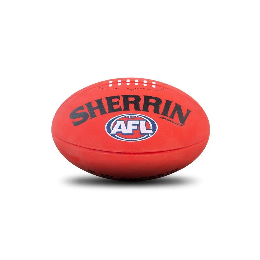 AFL HIGH BOUNCE FOOTY RED