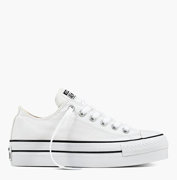 CT ALL STAR LIFT LOW TOP WHITE/BLACK/WHITE
