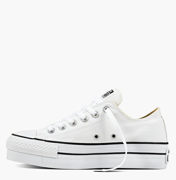 CT ALL STAR LIFT LOW TOP WHITE/BLACK/WHITE